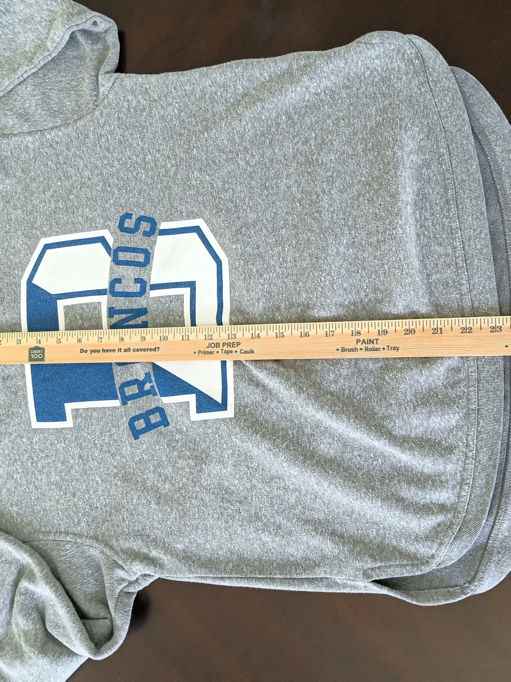 League Boise State Broncos Gray Men's NCAA Vintage Sweatshirt Size Medium